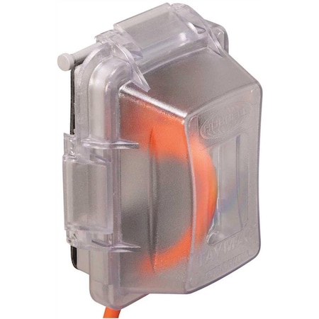 Livewire Weatherproof Cover, Outlet Box Type, 1 Gang, Polycarbonate LI747850